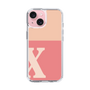 Slim Protection Case［ Original - initial two tone - X pink ］