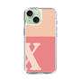 Slim Protection Case［ Original - initial two tone - X pink ］