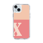 Slim Protection Case［ Original - initial two tone - X pink ］
