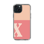 Slim Protection Case［ Original - initial two tone - X pink ］
