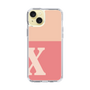 Slim Protection Case［ Original - initial two tone - X pink ］