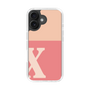 Slim Protection Case［ オリジナル - initial two tone - X pink ］
