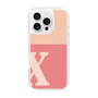 Slim Protection Case［ オリジナル - initial two tone - X pink ］