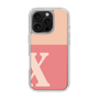 Slim Protection Case［ オリジナル - initial two tone - X pink ］