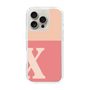 Slim Protection Case［ オリジナル - initial two tone - X pink ］