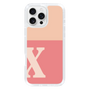 Slim Protection Case［ オリジナル - initial two tone - X pink ］