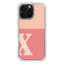 Slim Protection Case［ オリジナル - initial two tone - X pink ］
