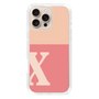 Slim Protection Case［ オリジナル - initial two tone - X pink ］