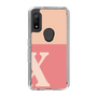 Slim Protection Case［ Original - initial two tone - X pink ］