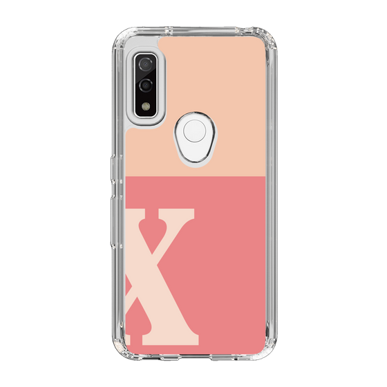 Slim Protection Case［ Original - initial two tone - X pink ］