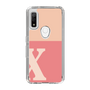 Slim Protection Case［ Original - initial two tone - X pink ］