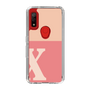 Slim Protection Case［ Original - initial two tone - X pink ］