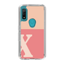 Slim Protection Case［ Original - initial two tone - X pink ］