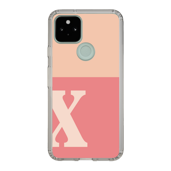 Slim Protection Case［ Original - initial two tone - X pink ］