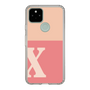 Slim Protection Case［ Original - initial two tone - X pink ］