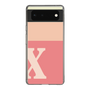 Slim Protection Case［ Original - initial two tone - X pink ］