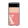 Slim Protection Case［ Original - initial two tone - X pink ］