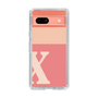 Slim Protection Case［ Original - initial two tone - X pink ］
