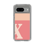 Slim Protection Case［ Original - initial two tone - X pink ］