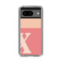 Slim Protection Case［ Original - initial two tone - X pink ］