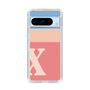 Slim Protection Case［ Original - initial two tone - X pink ］