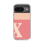 Slim Protection Case［ Original - initial two tone - X pink ］