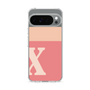 Slim Protection Case［ Original - initial two tone - X pink ］