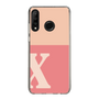 Slim Protection Case［ Original - initial two tone - X pink ］