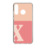 Slim Protection Case［ Original - initial two tone - X pink ］