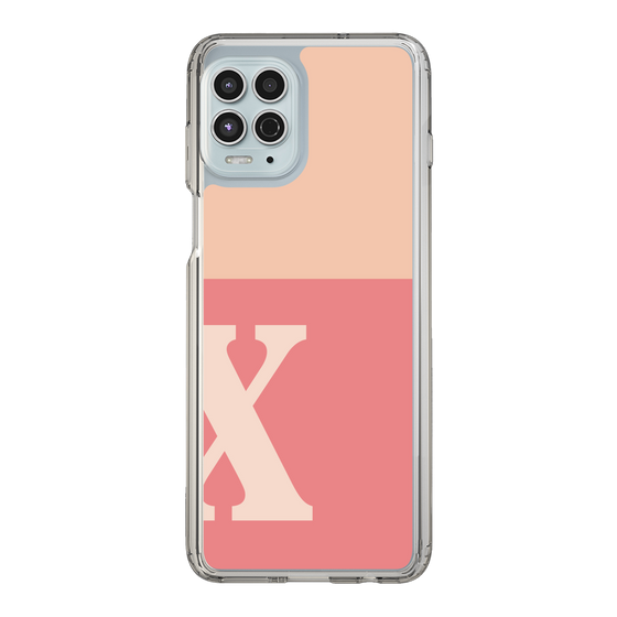 Slim Protection Case［ Original - initial two tone - X pink ］