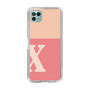 Slim Protection Case［ Original - initial two tone - X pink ］
