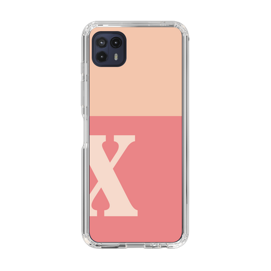 Slim Protection Case［ Original - initial two tone - X pink ］