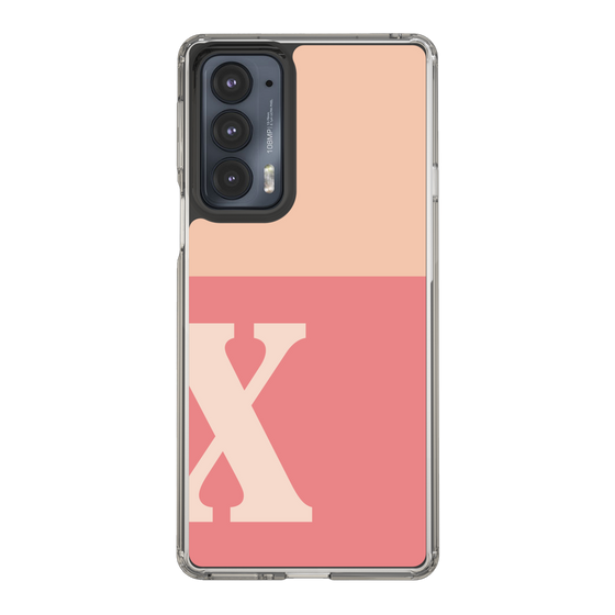 Slim Protection Case［ Original - initial two tone - X pink ］