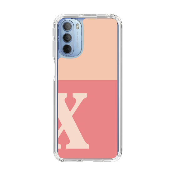 Slim Protection Case［ Original - initial two tone - X pink ］