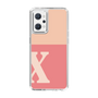 Slim Protection Case［ Original - initial two tone - X pink ］