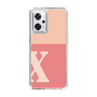 Slim Protection Case［ オリジナル - initial two tone - X pink ］