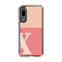 Slim Protection Case［ Original - initial two tone - X pink ］