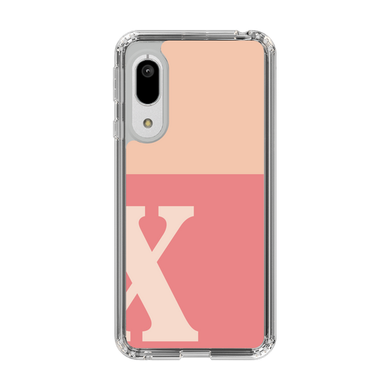 Slim Protection Case［ Original - initial two tone - X pink ］
