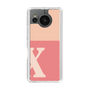 Slim Protection Case［ Original - initial two tone - X pink ］