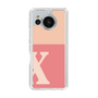 Slim Protection Case［ Original - initial two tone - X pink ］