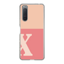 Slim Protection Case［ Original - initial two tone - X pink ］