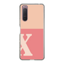 Slim Protection Case［ Original - initial two tone - X pink ］