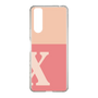 Slim Protection Case［ Original - initial two tone - X pink ］