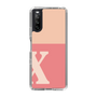 Slim Protection Case［ Original - initial two tone - X pink ］