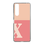 Slim Protection Case［ Original - initial two tone - X pink ］