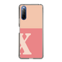 Slim Protection Case［ Original - initial two tone - X pink ］