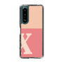 Slim Protection Case［ Original - initial two tone - X pink ］