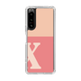 Slim Protection Case［ Original - initial two tone - X pink ］