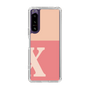 Slim Protection Case［ Original - initial two tone - X pink ］