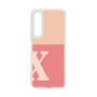 Slim Protection Case［ Original - initial two tone - X pink ］